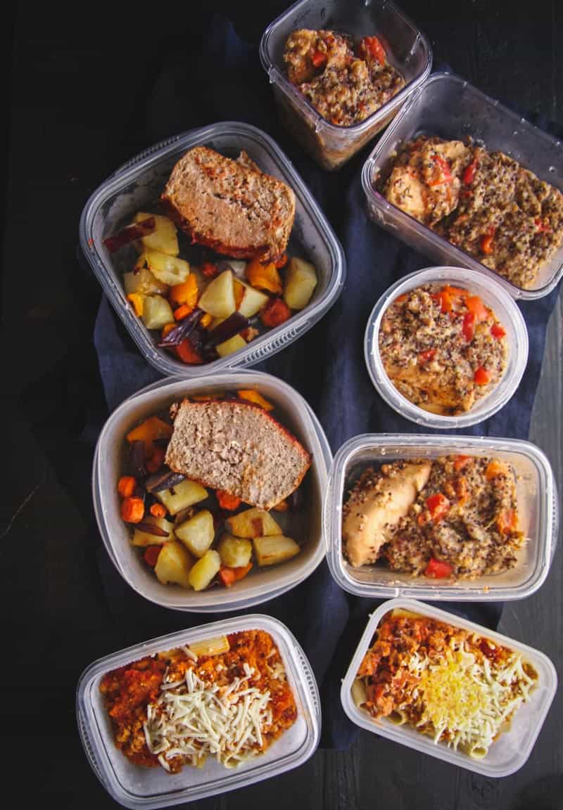 5 Ingredient Healthy Pasta for Meal Prep Lunches - Sweetphi